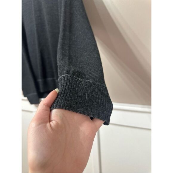 Robert Graham 100% Soft Wool V-Neck Men''s Gray Sweater Size XL - Picture 3 of 11